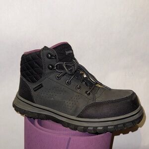 Skechers Black and Gray Work Boot